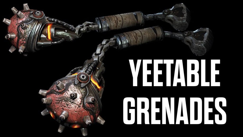Yeetable Grenades