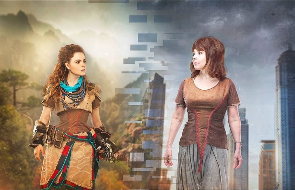 Замечательный косплей матери и дочери на Horizon Zero Dawn