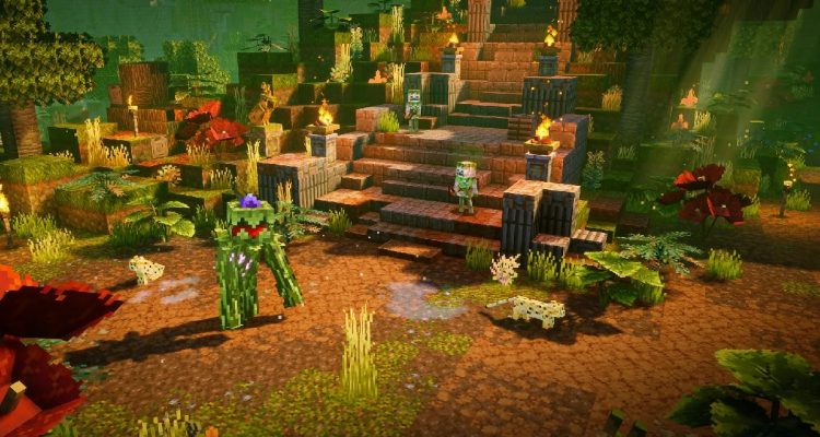 Minecraft Dungeons получит первое DLC на следующей неделе
