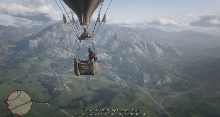 С этим модом для Red Dead Redemption 2 можно полетать на воздушном шаре