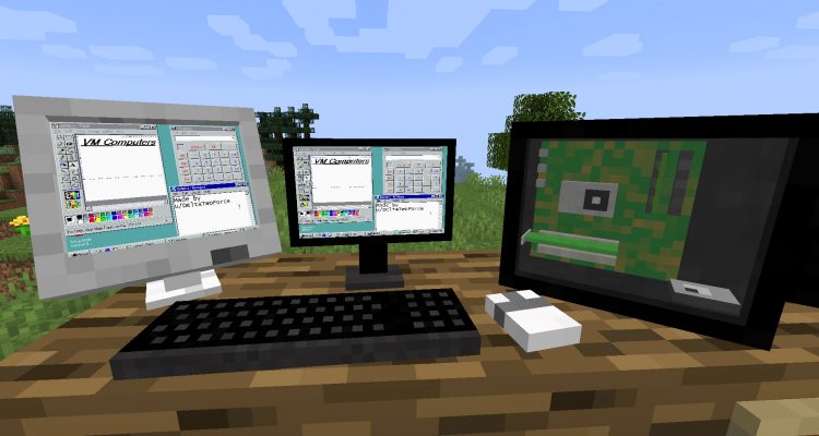 VM Computers позволяет создать работающий ПК в Minecraft