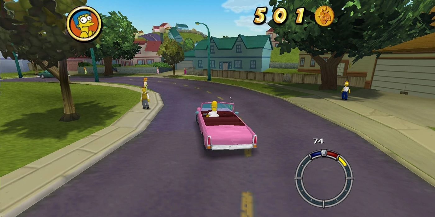 Simpsons: Hit And Run.
