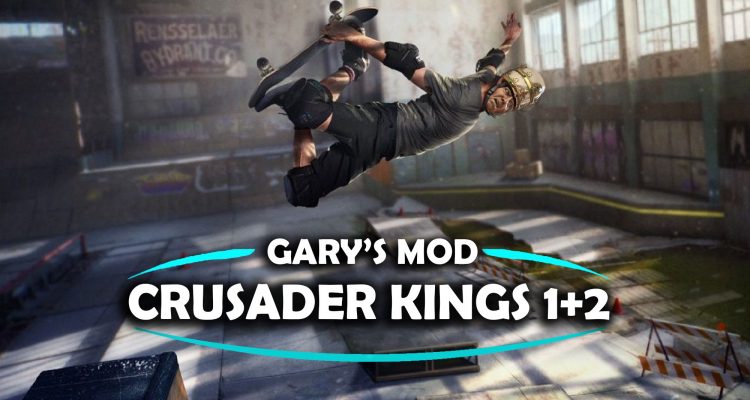 Мод смешал Crusader Kings 3 и Tony Hawk's Pro Skater