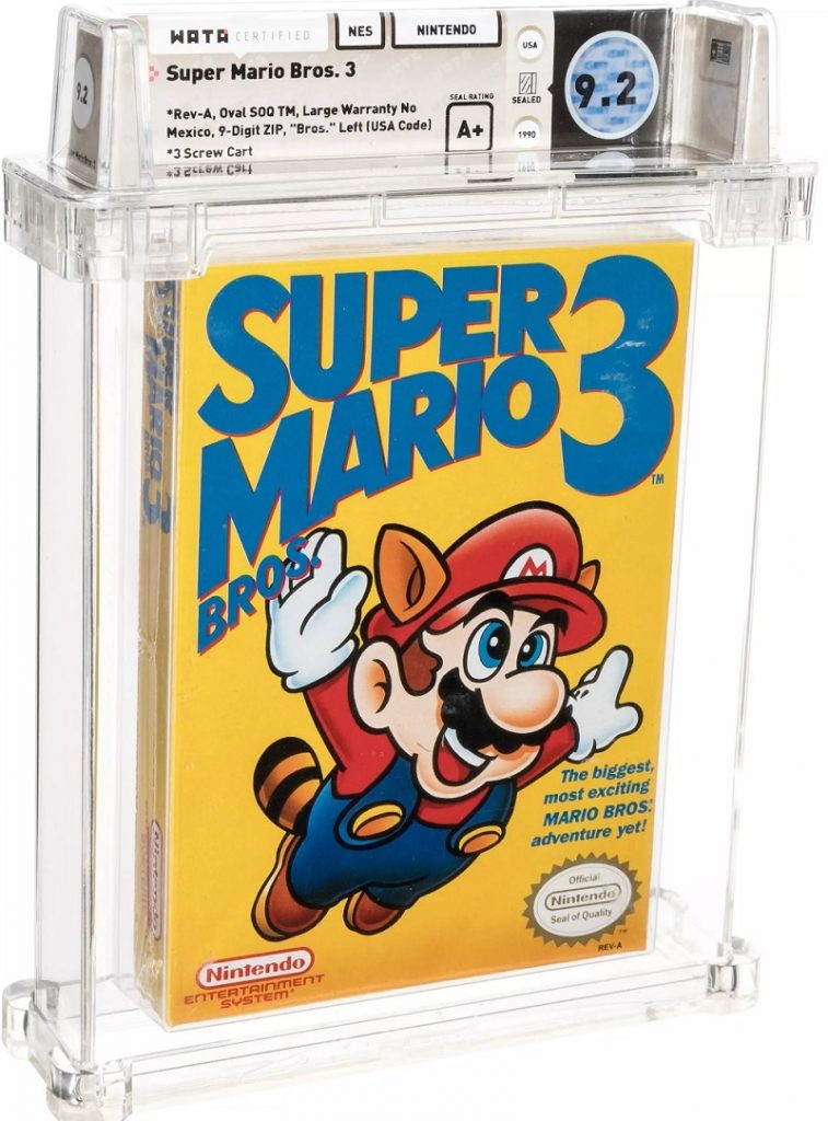 Самая дорогая игра в истории: Super Mario Bros 3 продана за 156 000 долларов