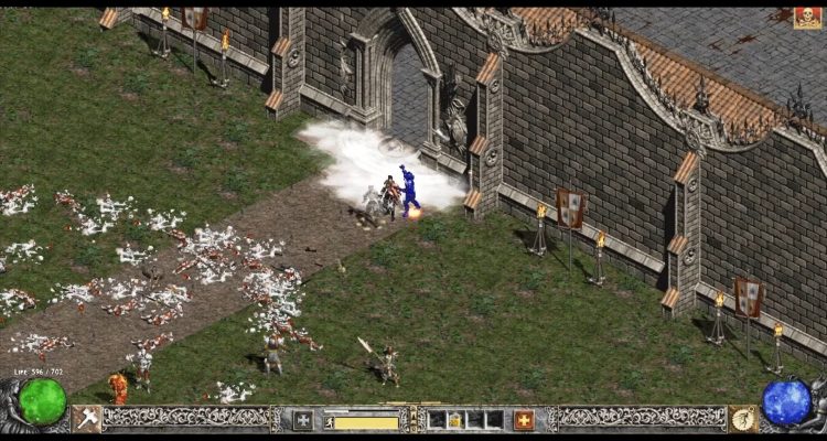 Мод к Diablo 2 - Leoric's Castle, превращает Diablo 2 в соревновательный босс раш