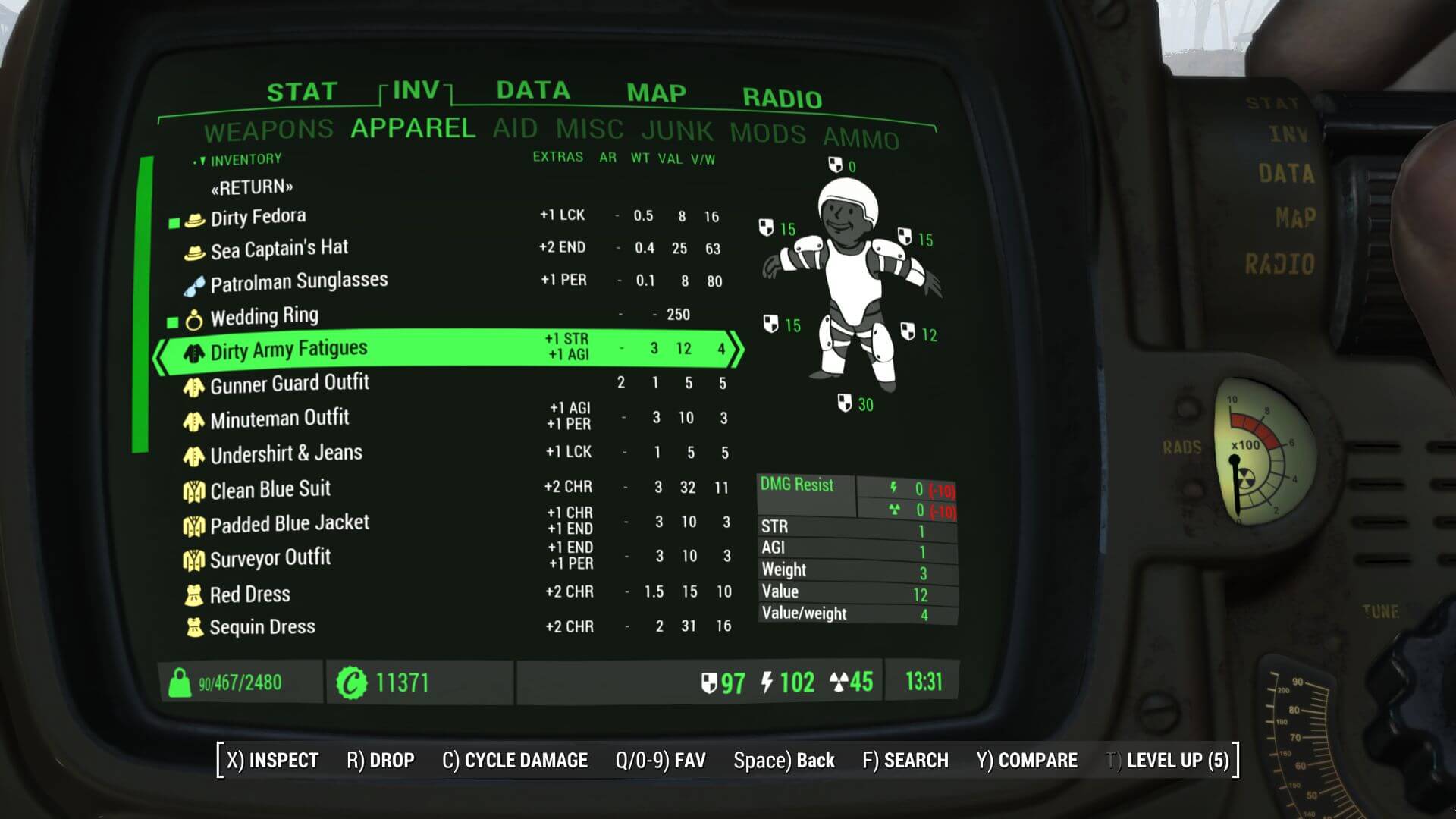 Fallout 4 интерфейс инвентаря фото 23