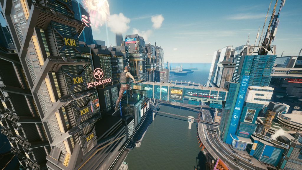Мод Cyberpunk 2077 для полетов позволяет парить над Найт-Сити