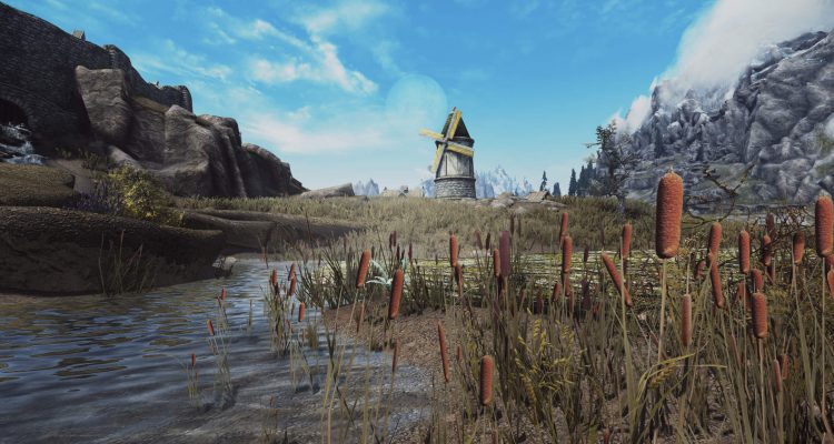 Мод для Skyrim Special Edition меняет текстуры ландшафта во всех регионах