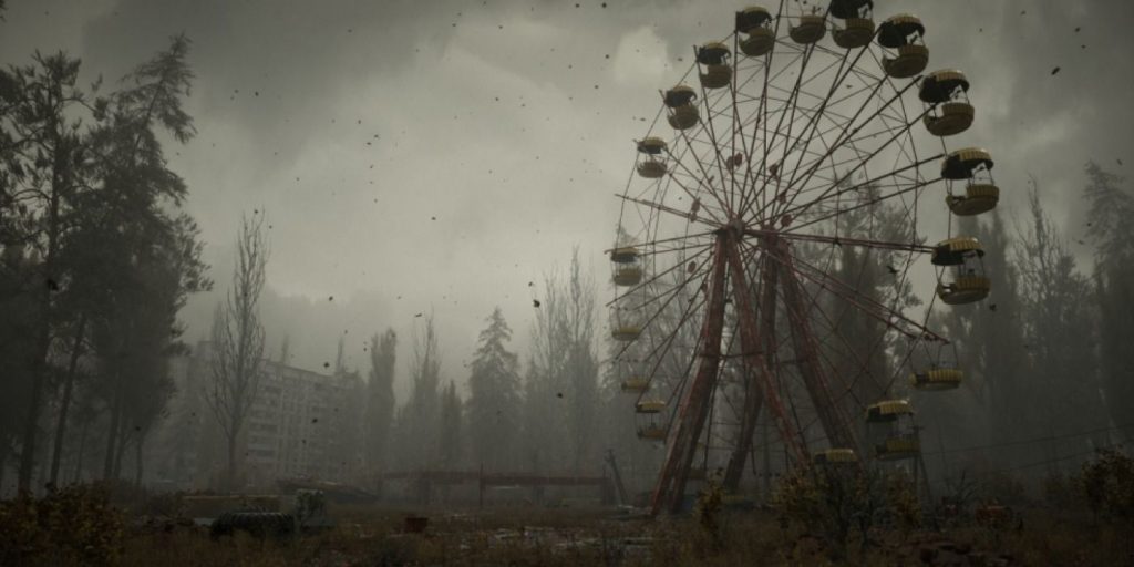 Действие происходит в Чернобыльской зоне отчуждения