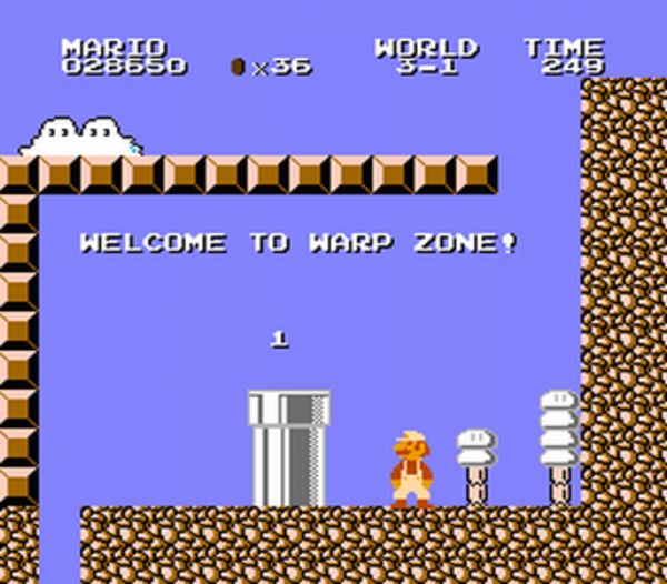 Warp Zone — Super Mario Bros.: The Lost Levels