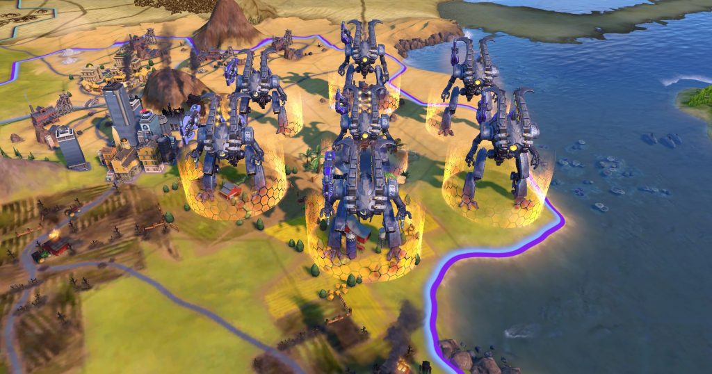 Огромные боевые роботы — Civilization V