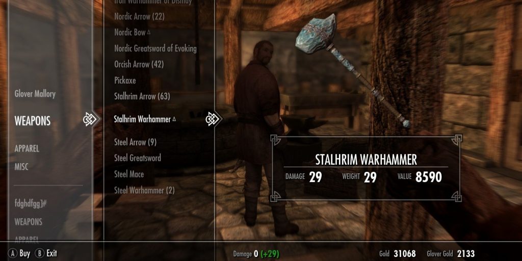 skyrim most expensive purchasable items 11