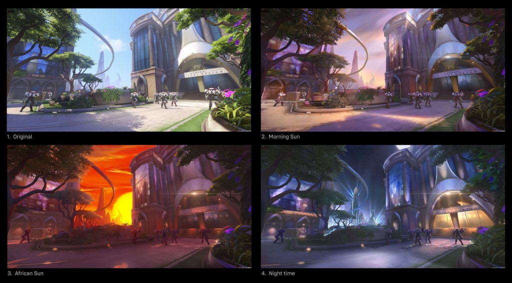 Карты Overwatch 2 не будут привязаны к одному времени суток