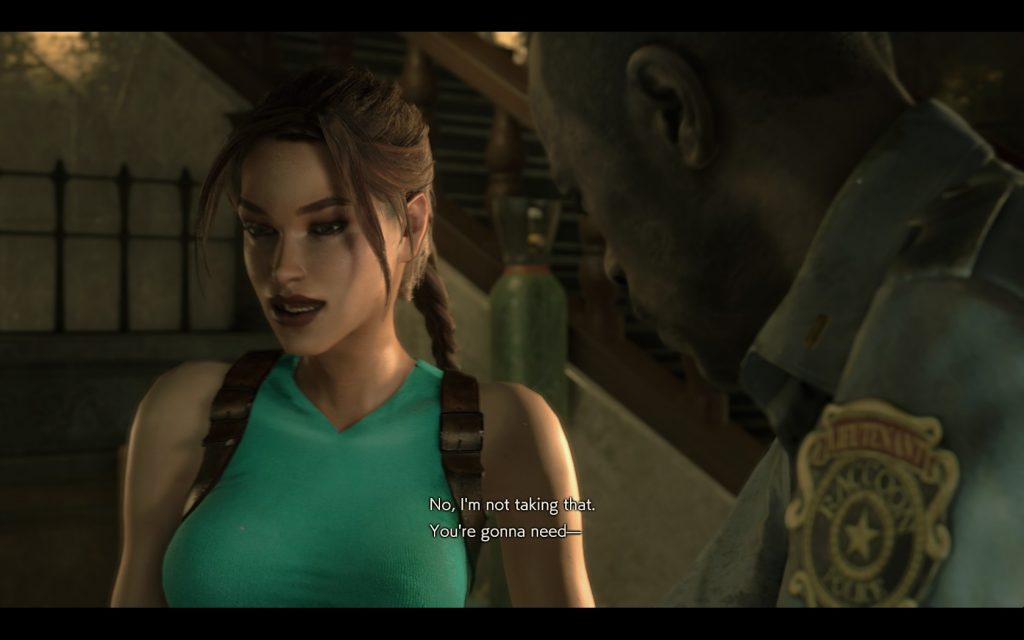 Мод переносит классическую Лару Крофт в Resident Evil 2