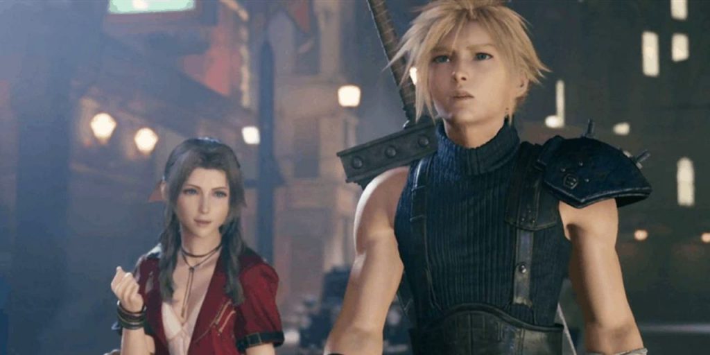 Клауд встречает Айрис (Final Fantasy VII Remake)