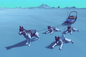 Arctico - симулятор выживания и езды на собачьих упряжках