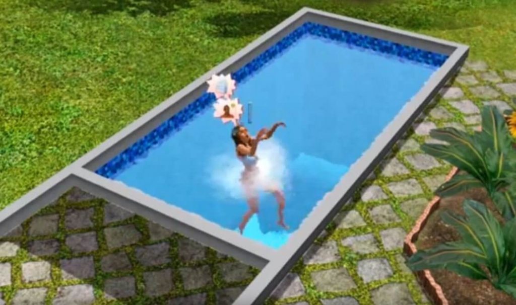 Мы топили симов в бассейне, убирая лестницу в The Sims