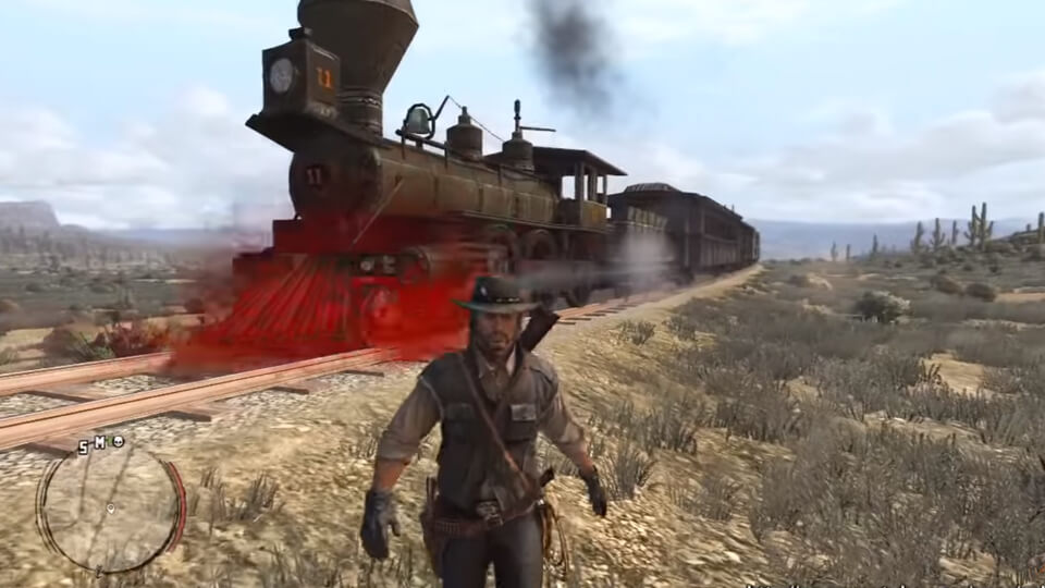 Мы связывали людей и бросали их под поезд в Red Dead Redemption