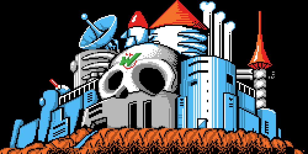 Замок Уайли из Mega Man