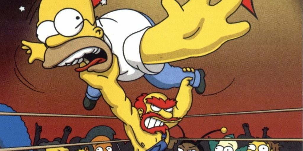 The Simpsons Wrestling (32)