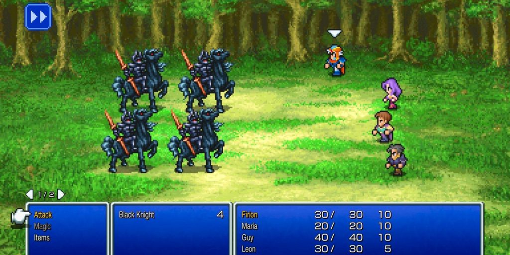 Бой с чёрными рыцарями (Final Fantasy 2)