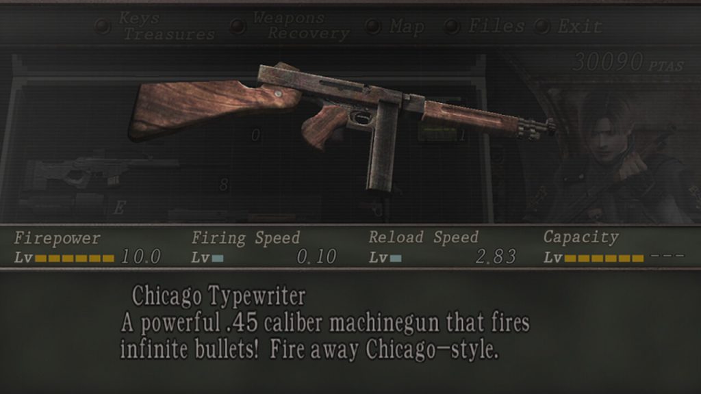 Чикагский пулемёт из Resident Evil 4