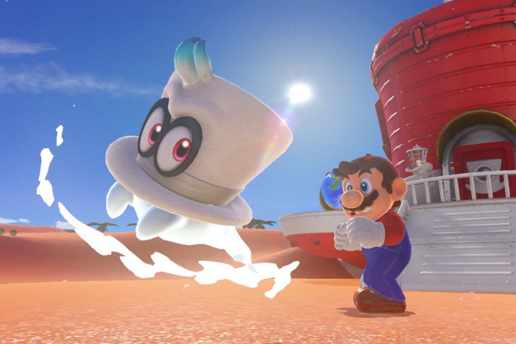 Прыжки со шляпой – Mario Odyssey