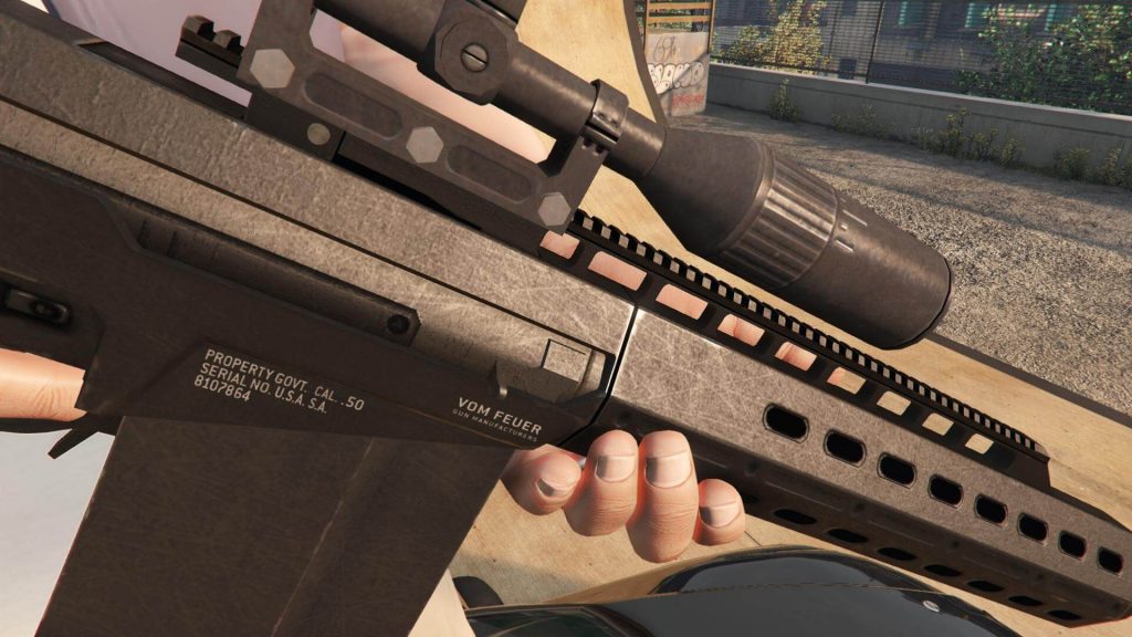 Тяжёлая снайперская винтовка – GTA 5