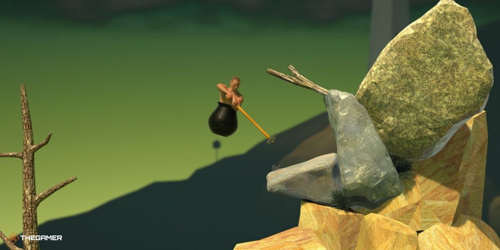 Гора из Getting Over It with Bennett Foddy