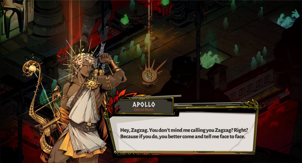 Мод для Hades, добавляющий бога музыки Аполлона, выглядит как официальный DLC