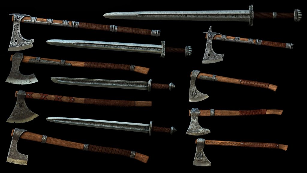 Мод для Skyrim добавляет доспехи и оружие в скандинавском стиле