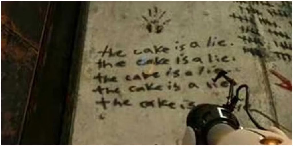 «The cake is a lie» («Торт – это ложь») – сотрудники Aperture из Portal