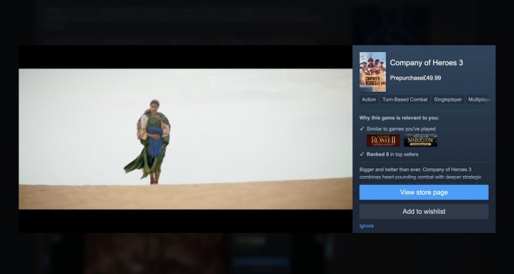 Valve тестирует новый интерфейс Steam Discovery Queue