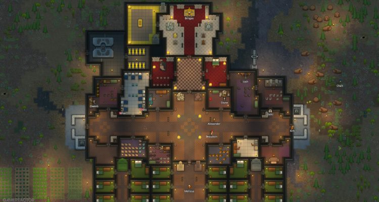 Rimworld: поселение в виде единой базы