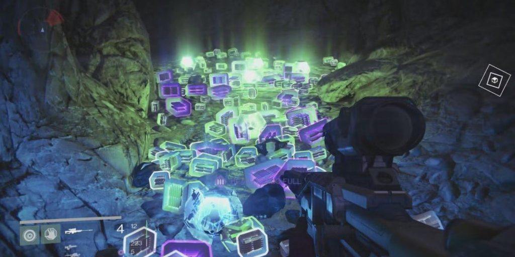Destiny – Пещера с добычей