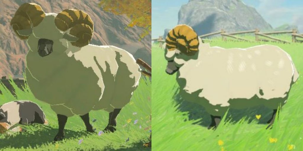 The Legend Of Zelda: Breath Of The Wild – Все типы пуха: высокогорные овцы