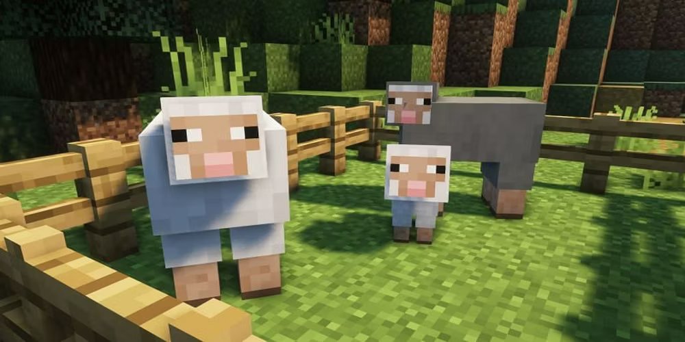 Minecraft – Овцы всех цветов радуги