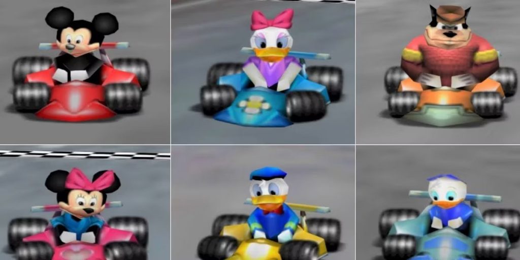 Mickey’s Speedway USA (очаровательный гоночный симулятор)
